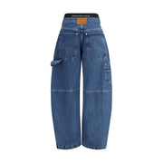 Alexander Wang Blue Cotton High-Waisted Jean