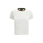 Gucci White Cotton T-Shirt
