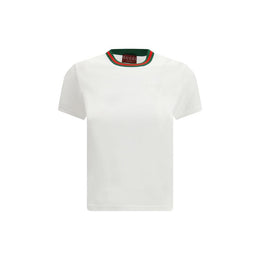 Gucci White Cotton T-Shirt