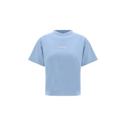 Balenciaga Light Blue Cotton T-Shirt