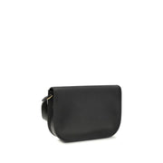 Valentino Garavani Black Calf Leather Bos Taurus Shoulder Bag