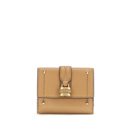Chloé Beige Lamb Ovis Aries Aries Wallet