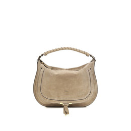 Chloé Beige Calf Leather Bos Taurus Shoulder Bag