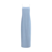 Di Stavnitser Light Blue Silk Long Dress