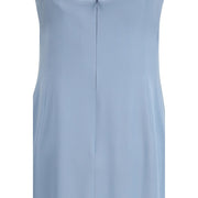 Di Stavnitser Light Blue Silk Long Dress
