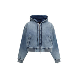 Diesel Blue Cotton Denim Jacket