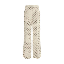 P.A.R.O.S.H. Cream Silk Casual Pants