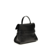 Moschino Black Calf Leather Bos Taurus Handbag