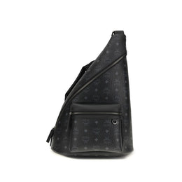 MCM Black Fabric Shoulder Bag