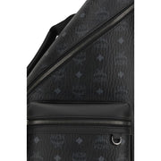 MCM Black Fabric Shoulder Bag
