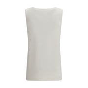 P.A.R.O.S.H. White Linen Tank Tops