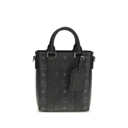 MCM Black Fabric Shoulder Bag