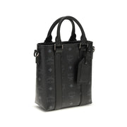 MCM Black Fabric Shoulder Bag