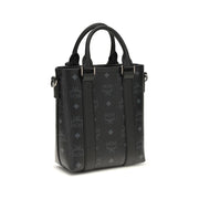 MCM Black Fabric Shoulder Bag