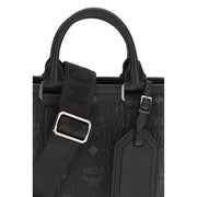 MCM Black Fabric Shoulder Bag