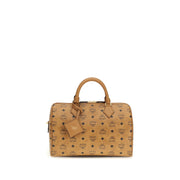 MCM Brown Fabric Handbag