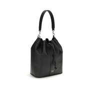 MCM Black Calf Leather Bos Taurus Backet Bag
