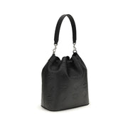 MCM Black Calf Leather Bos Taurus Backet Bag