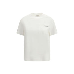Brunello Cucinelli White Cotton T-Shirt