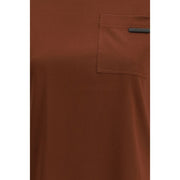 Brunello Cucinelli Brown Cotton T-Shirt