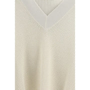 Brunello Cucinelli Cream Cashmere Cashmere Sweater