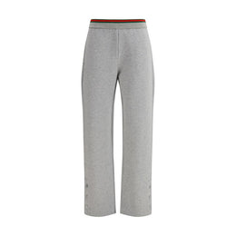 Gucci Gray Cotton Casual Pants