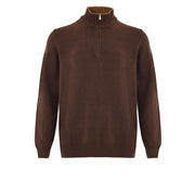 Gran Sasso Brown Wool Turtleneck