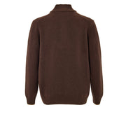 Gran Sasso Brown Wool Turtleneck
