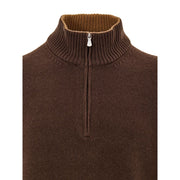 Gran Sasso Brown Wool Turtleneck