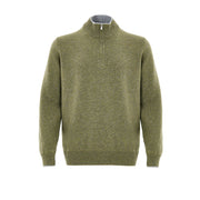 Gran Sasso Green Wool Turtleneck