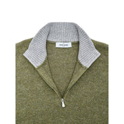 Gran Sasso Green Wool Turtleneck