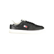 Tommy Hilfiger Black Polyurethane Women Sneaker