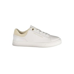 Tommy Hilfiger Bianco Polyurethane Women Sneaker