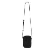 Bottega Veneta Black Lamb Leather Crossbody Bag