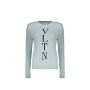 Valentino Blue Angora Sweatshirt