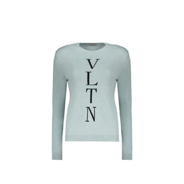 Valentino Blue Angora Sweatshirt