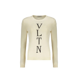 Valentino Beige Cotton Sweatshirt