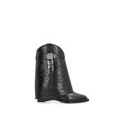 Givenchy Black Calfskin Lace-Up Boots