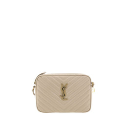 Saint Laurent Beige Calf Leather Bos Taurus Shoulder Bag