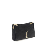 Saint Laurent Black Calf Leather Bos Taurus Shoulder Bag