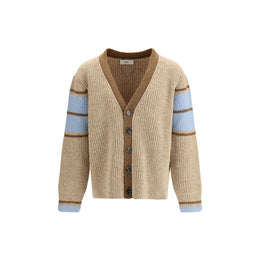 Ami Paris Beige Wool Cardigan