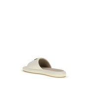 PINKO Beige Calf Leather Bos Taurus Sandals
