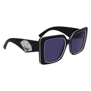 Karl Lagerfeld Black Acetate Sunglasses