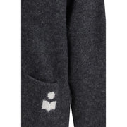 Marant Etoile Gray Alpaca Vicugna Pacos Cardigan