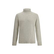 Aragona Cashmere Gray Alpaca Vicugna Pacos Turtleneck