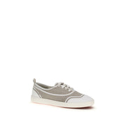 Carel Paris Beige Cotton Low Top Sneakers