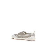 Carel Paris Beige Cotton Low Top Sneakers