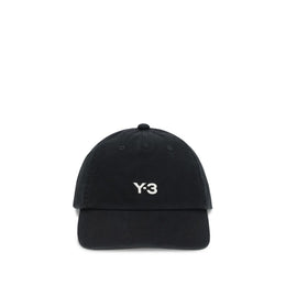 Y-3 Black Cotton Cap (Baseball Hat)
