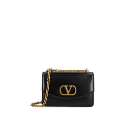 Valentino Garavani Black Calfskin Shoulder Bag