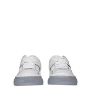 Dolce & Gabbana White Leather Low Top Sneakers